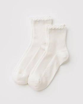 Lettuce Edge Sock Set of 2 O4