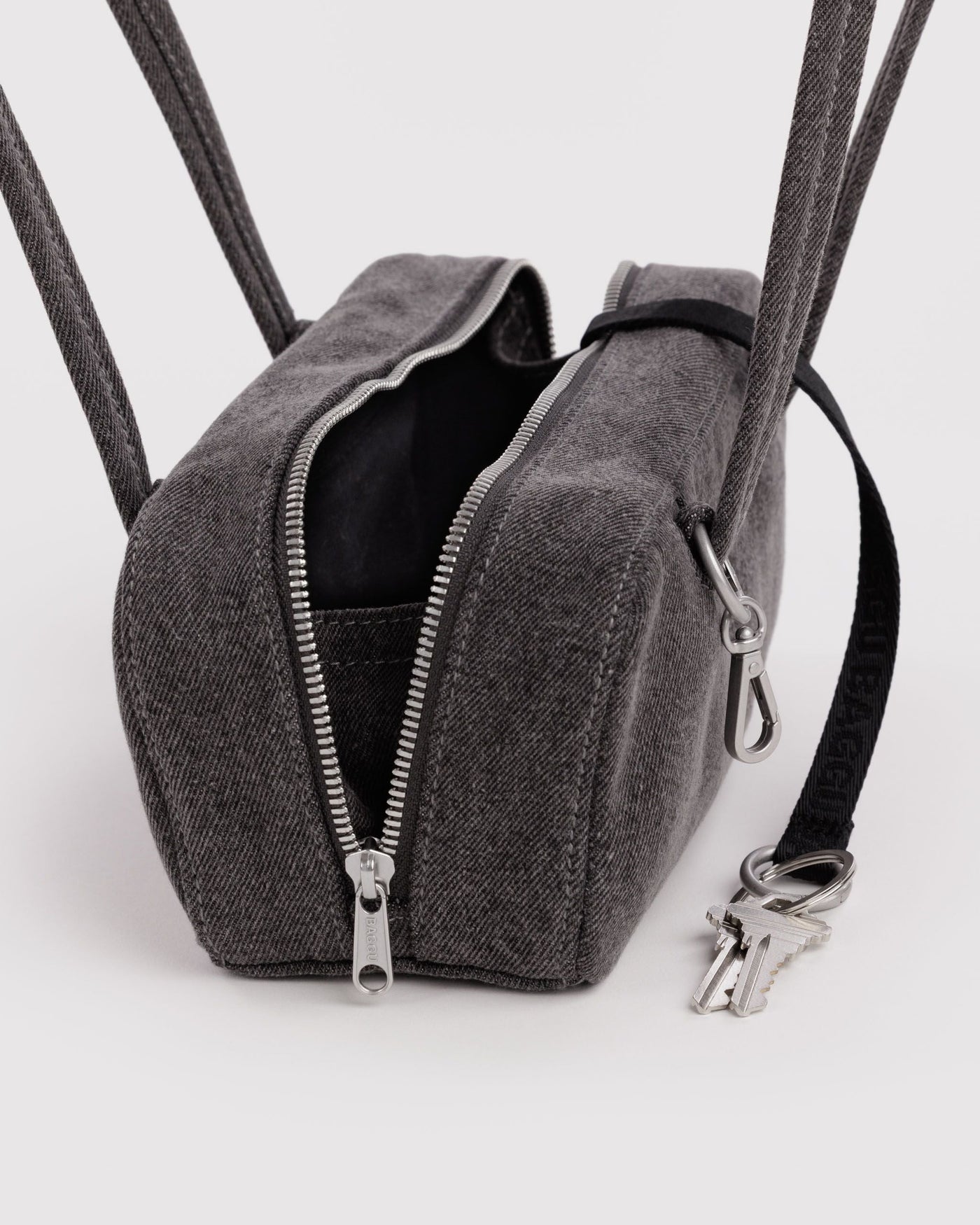 Small Denim Bowler Bag R9