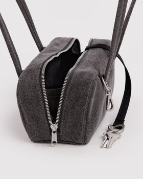 Small Denim Bowler Bag R9