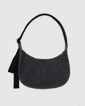 Medium Denim Crescent Bag S7