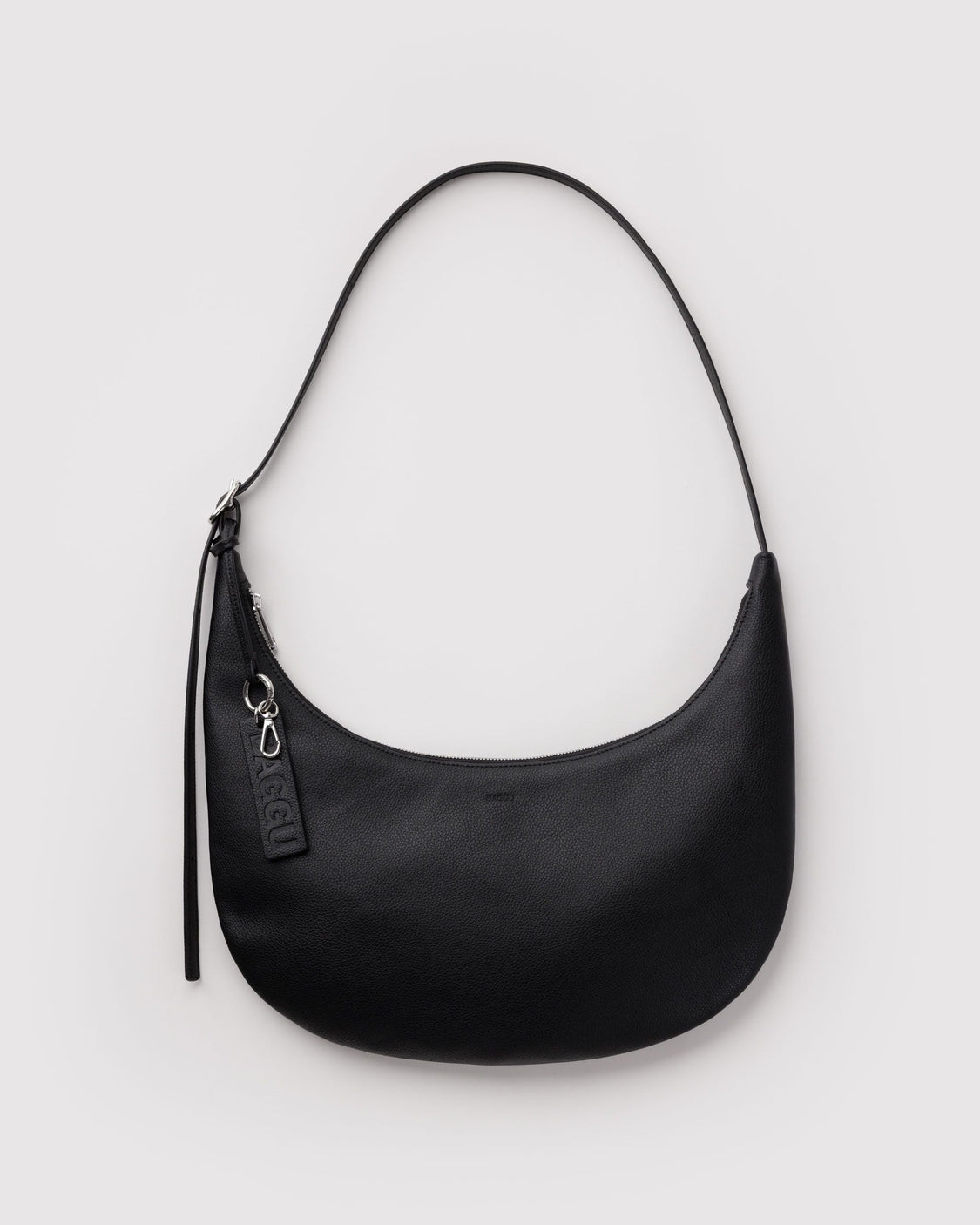 Medium Recycled Leather Flat Crescent L9