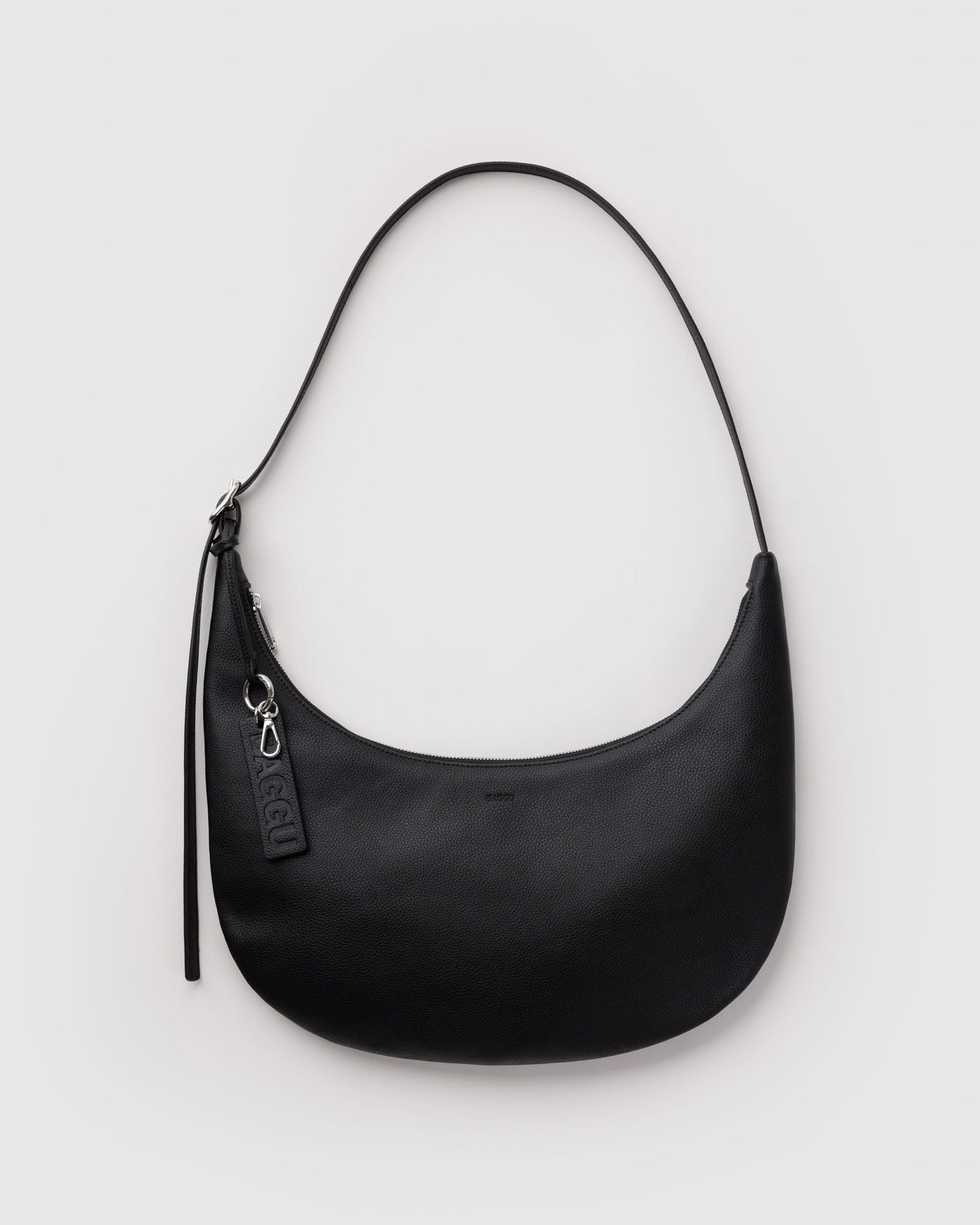 Medium Recycled Leather Flat Crescent L9