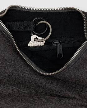 Small Denim Crescent Bag Y5