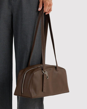 Recycled Leather Bowler Bag Q4