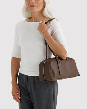 Recycled Leather Bowler Bag Q4
