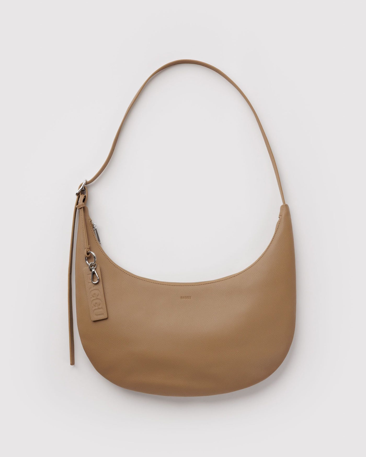 Medium Recycled Leather Flat Crescent L9