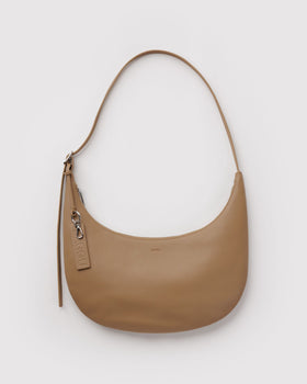 Medium Recycled Leather Flat Crescent L9