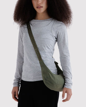 Small Nylon Crescent Bag C5