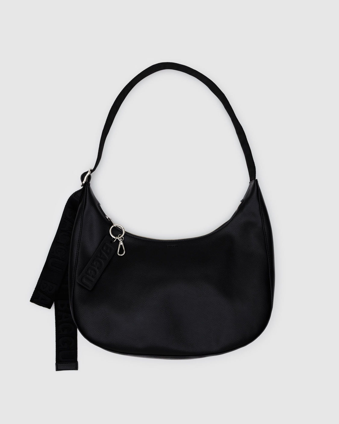 Medium Recycled Leather Crescent Bag P6
