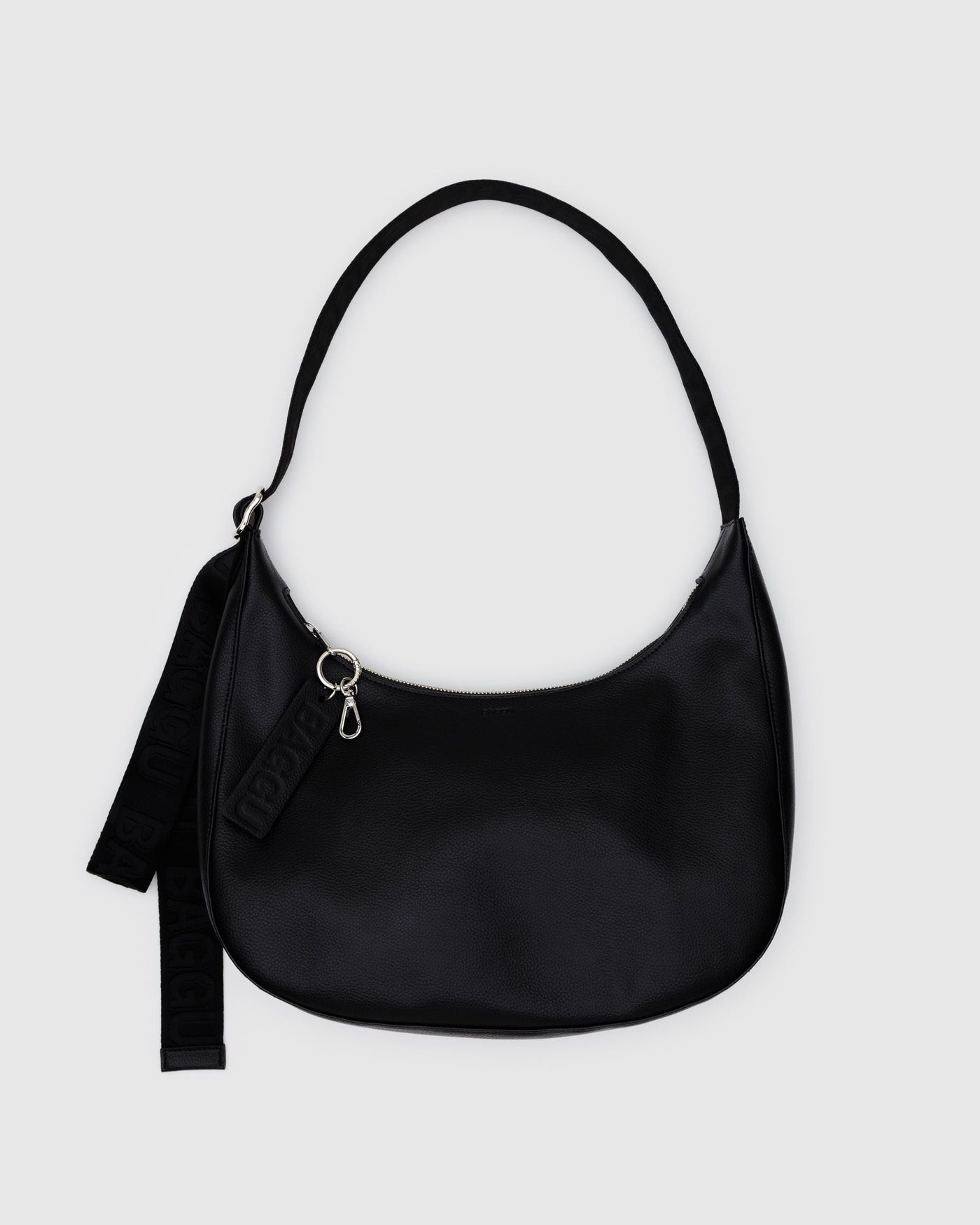 Medium Recycled Leather Crescent Bag P6